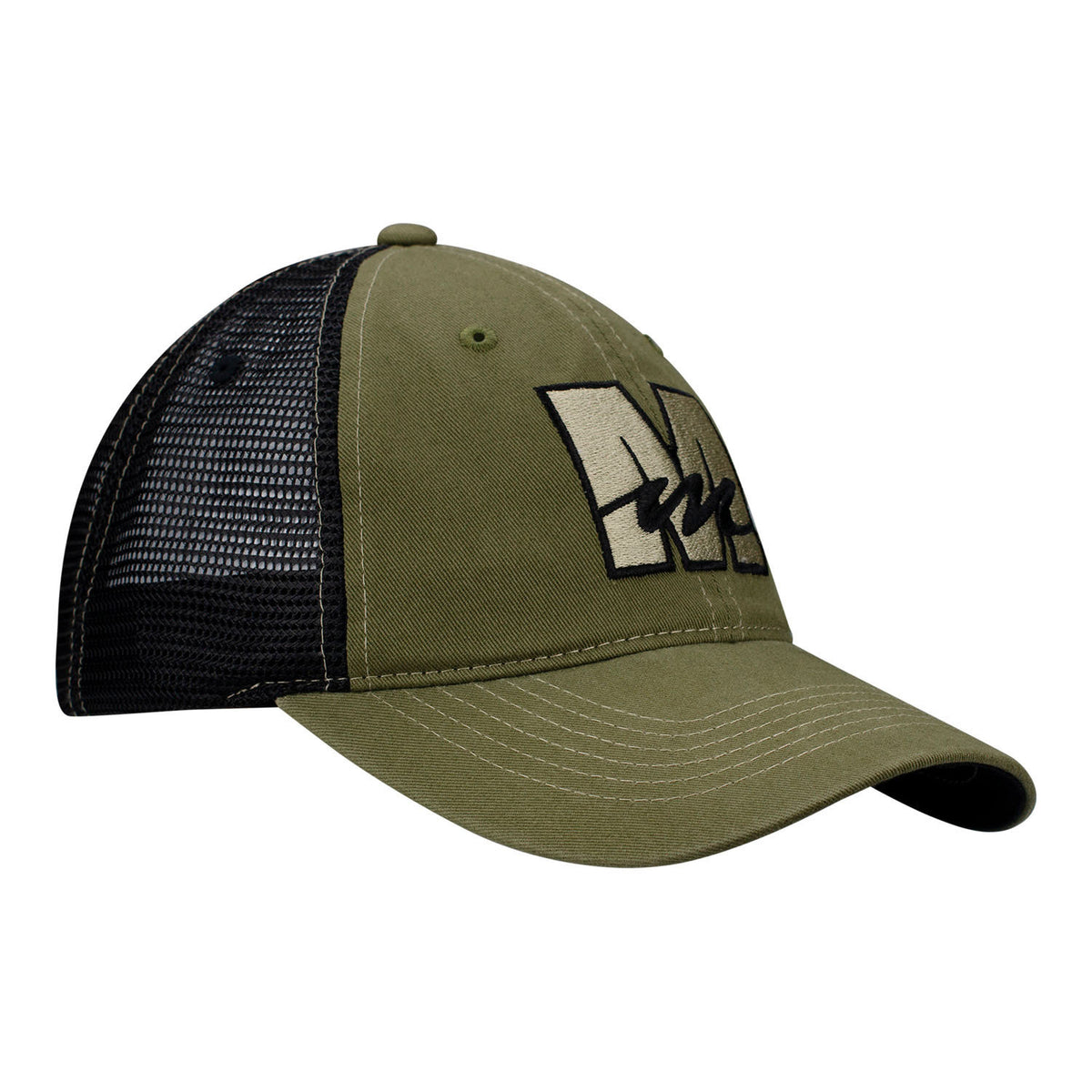 M Block Military Dad Hat - Front Right Side View