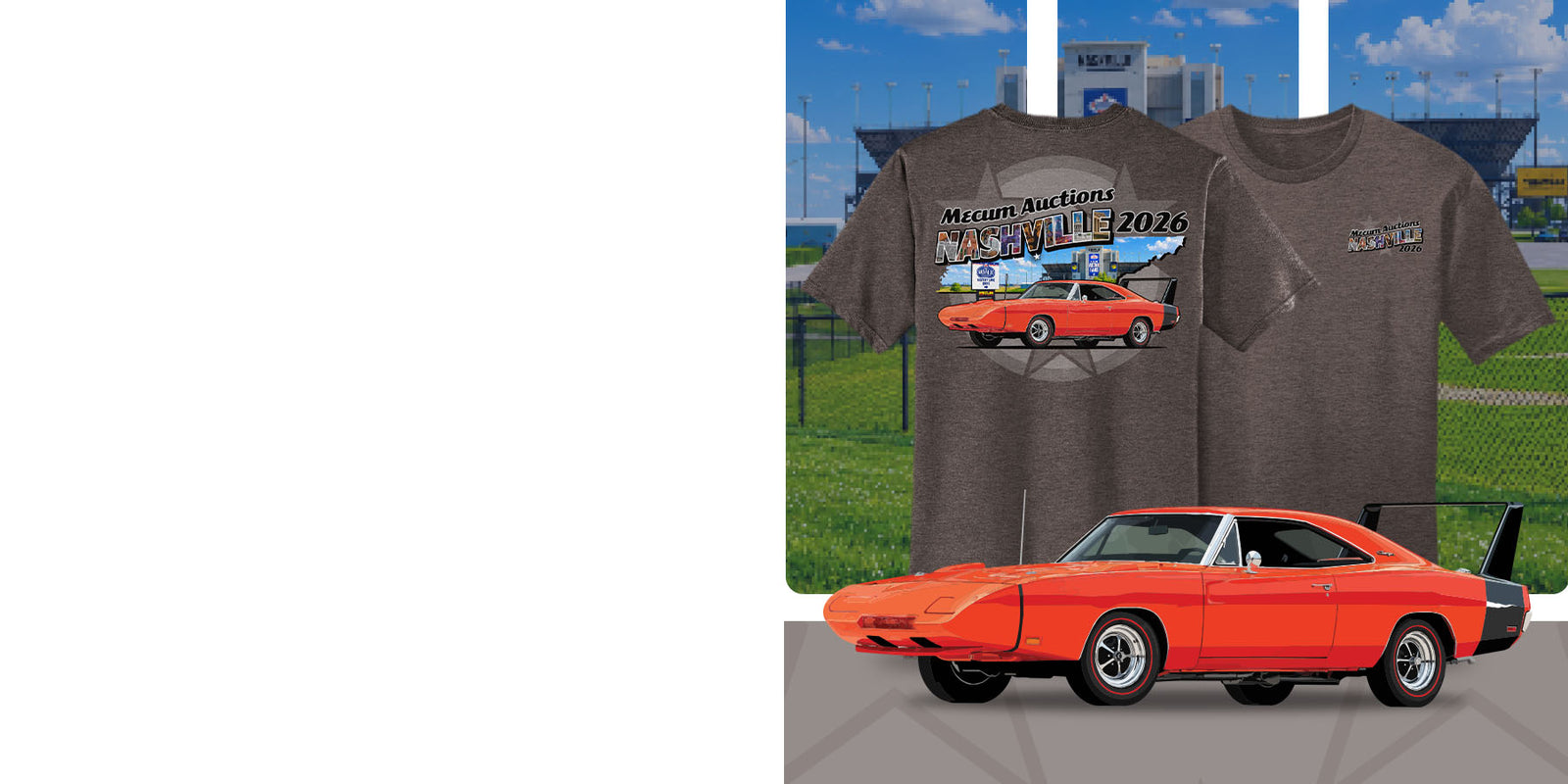 EXCLUSIVE NASHVILLE DAYTONA MUSCLE CAR TEE | SHOP NOW