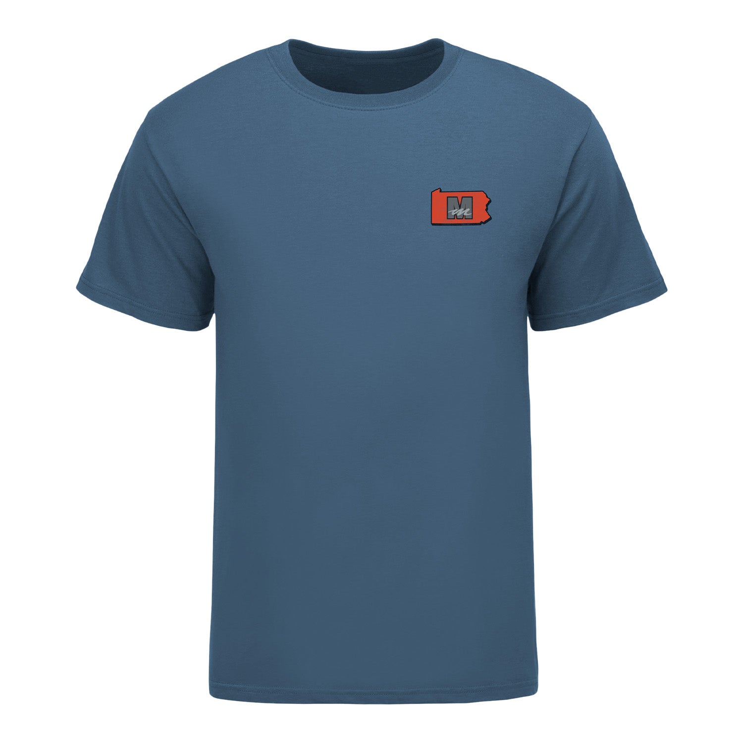 Mecum Auctions Indigo Blue Harrisburg Event T-Shirt - Back View