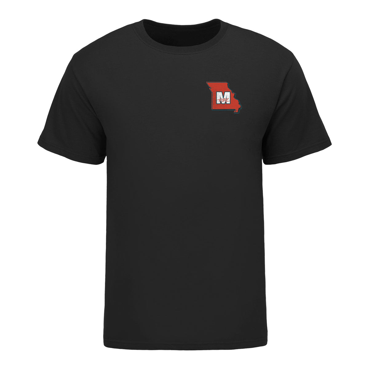 Mecum Auctions Black Kansas City Event T-Shirt - Front View