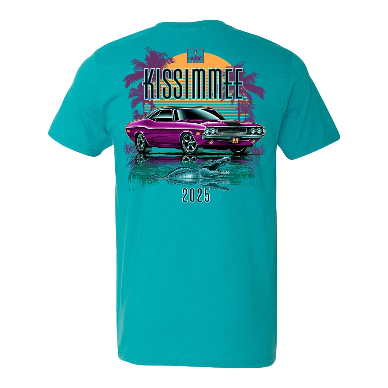 Mecum Auctions Jade Dome Kissimmee Youth Event T-Shirt - Back View