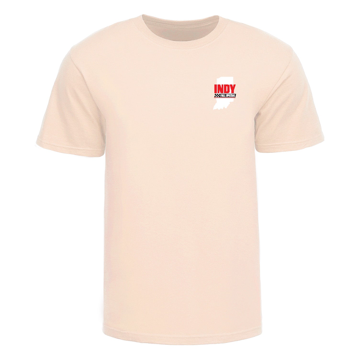 Mecum Auction Natural Indy Fall 70's Throwback GTO Event T-Shirt - Back View