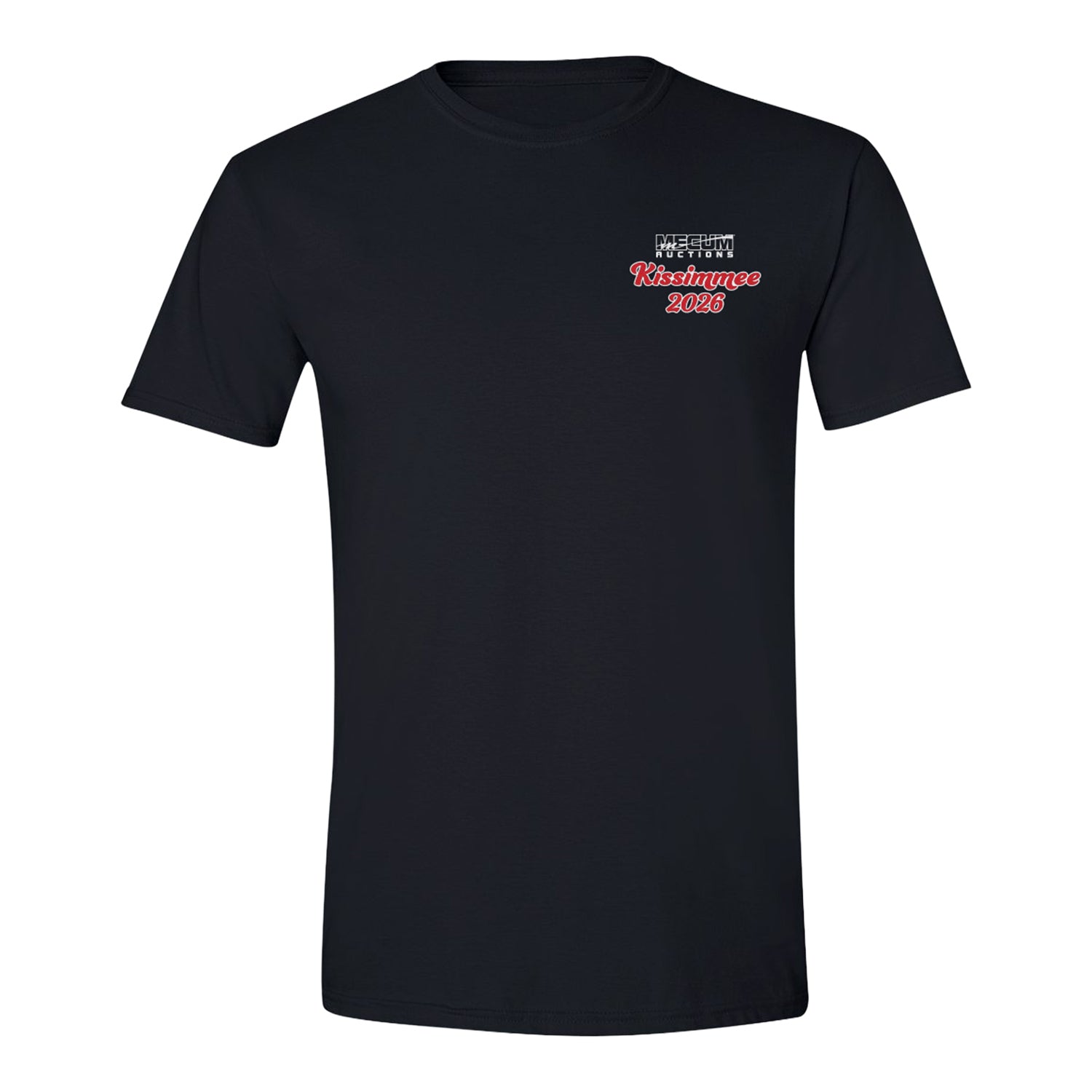 Mecum Auctions Kissimmee Event Collage Black T-Shirt - Back View