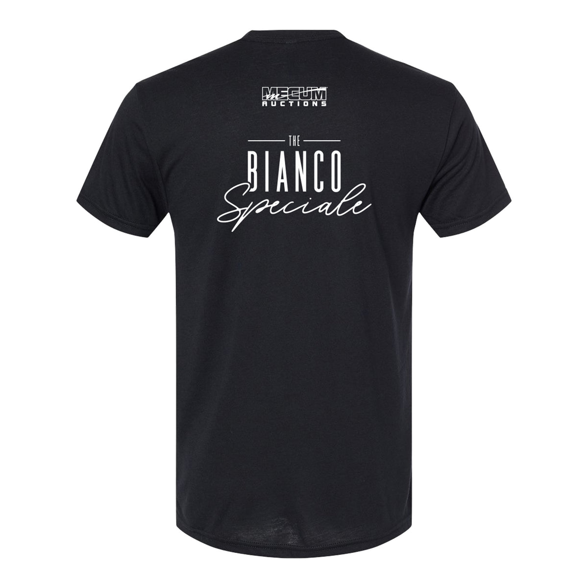 Mecum Auctions Bianco Speciale Ferrari T-Shirt - Back View