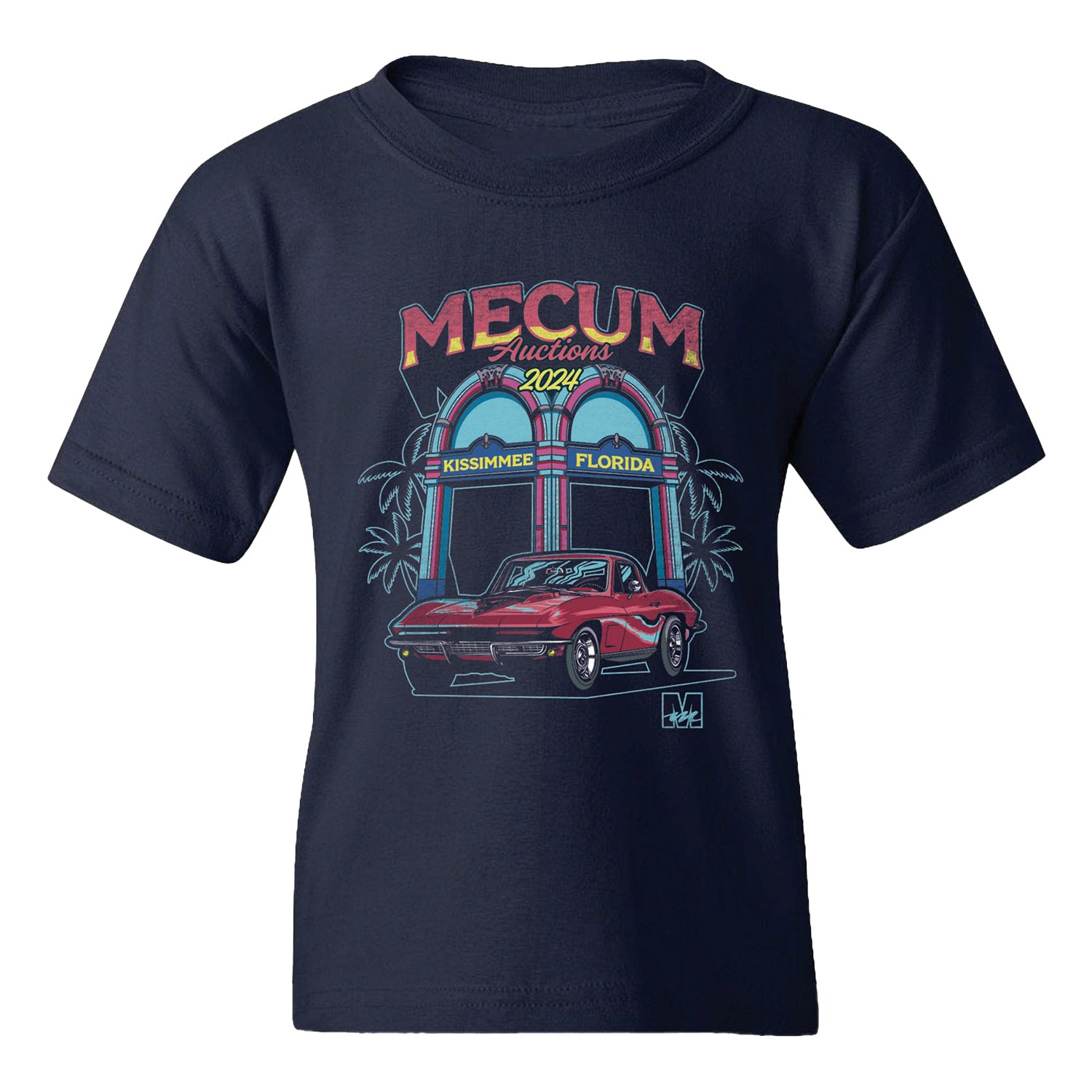 Mecum Auction Navy Kissimmee Featured Youth Event T-Shirt - Front View