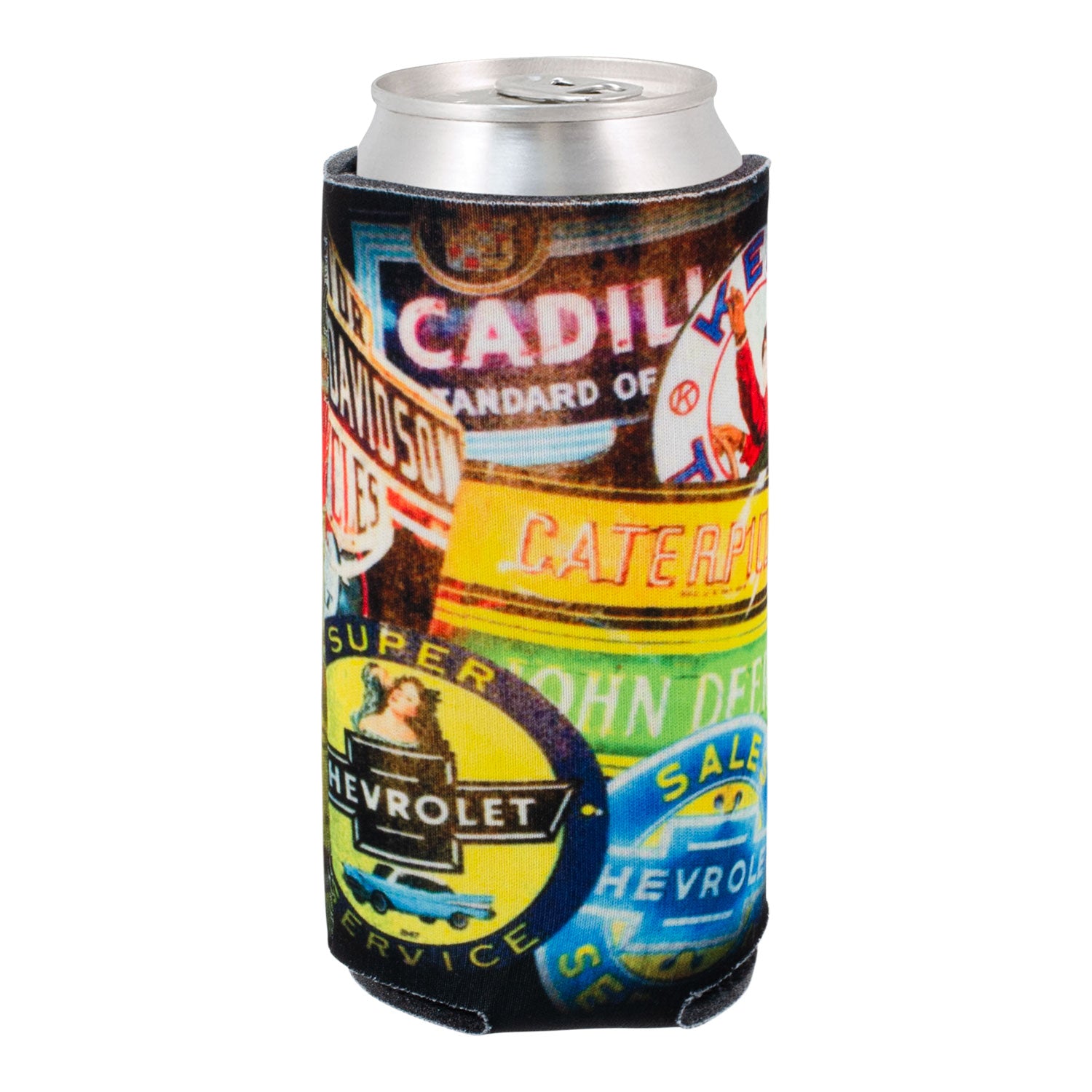 Mecum Auctions Road Art Slim Can Cooler - Front View