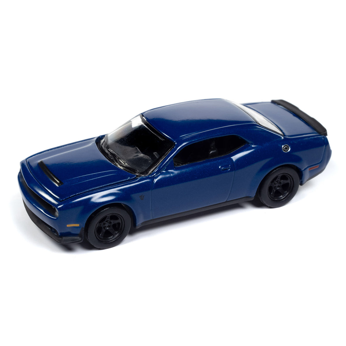 2018 Dodge Challenger SRT 1:64 Diecast in Blue - Angled Left Side View
