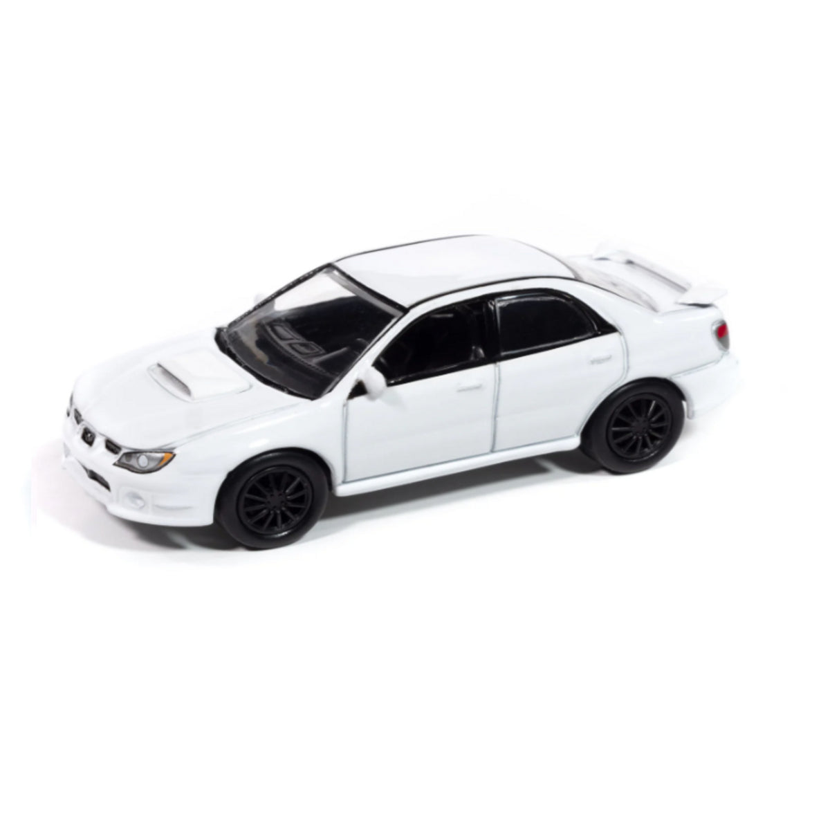 Mecum Auctions &#39;06 Subaru WRX White Diecast - Angled Left Side View