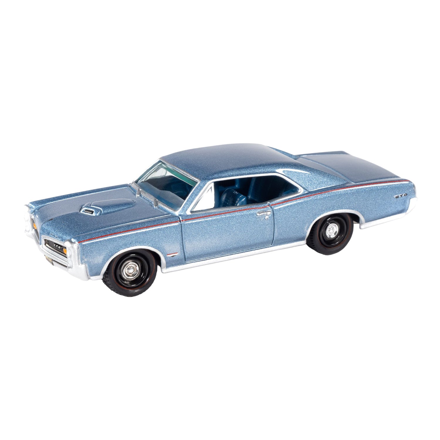Mecum Auctions '66 Pontiac GTO Blue 1:64 Die-Cast - Front View