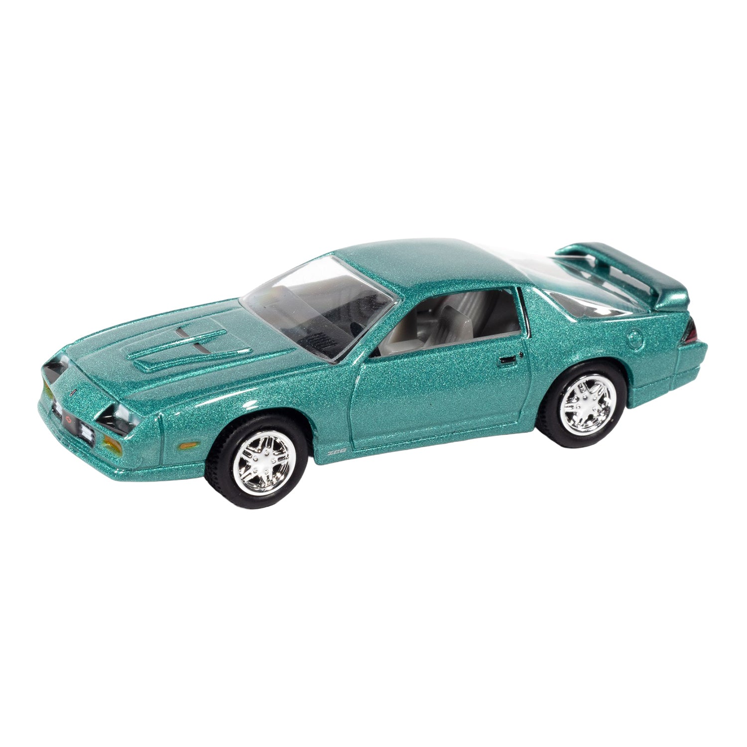 Mecum Auctions '92 Chevy Camaro Z28 Green 1:64 Die-Cast - Front View