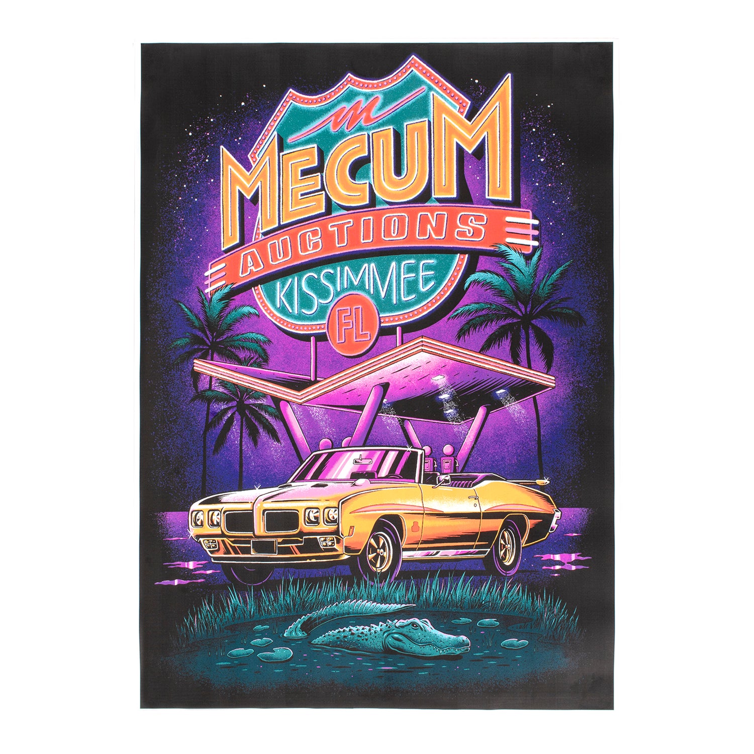 Mecum Auctions Kissimmee 2023 Stick Back Poster - Front View