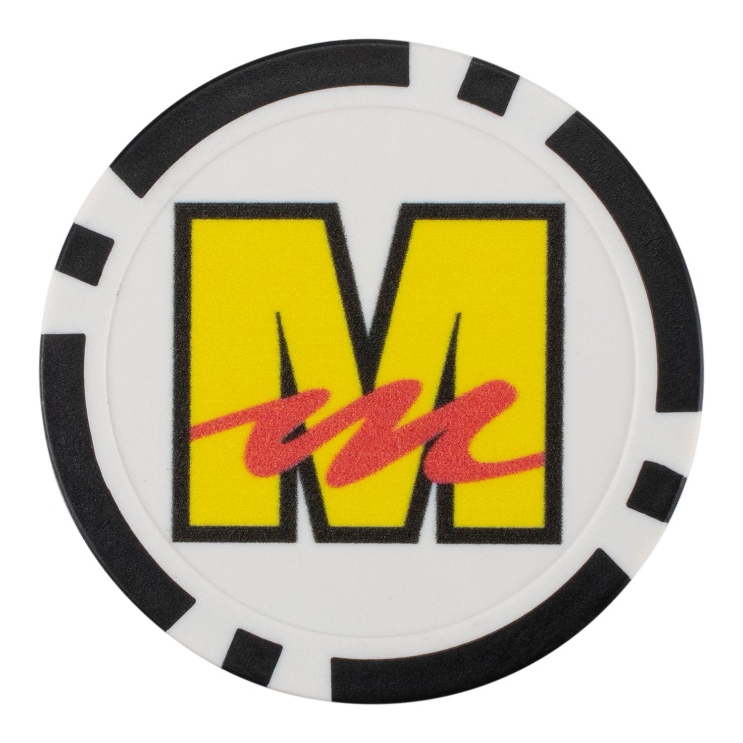 Mecum Auctions Poker Chip Ball Marker - Front View