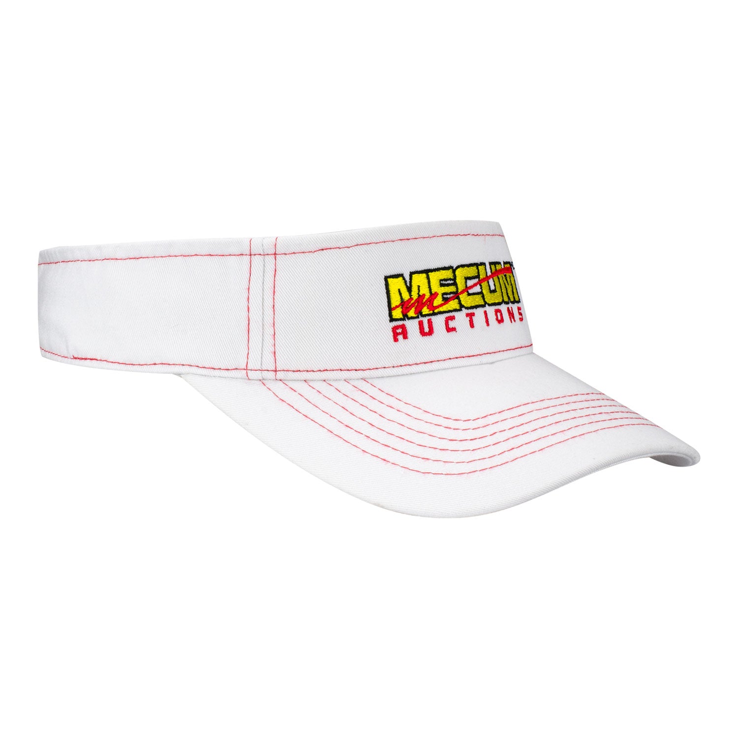 Mecum Auctions Ladies White Visor - Front View