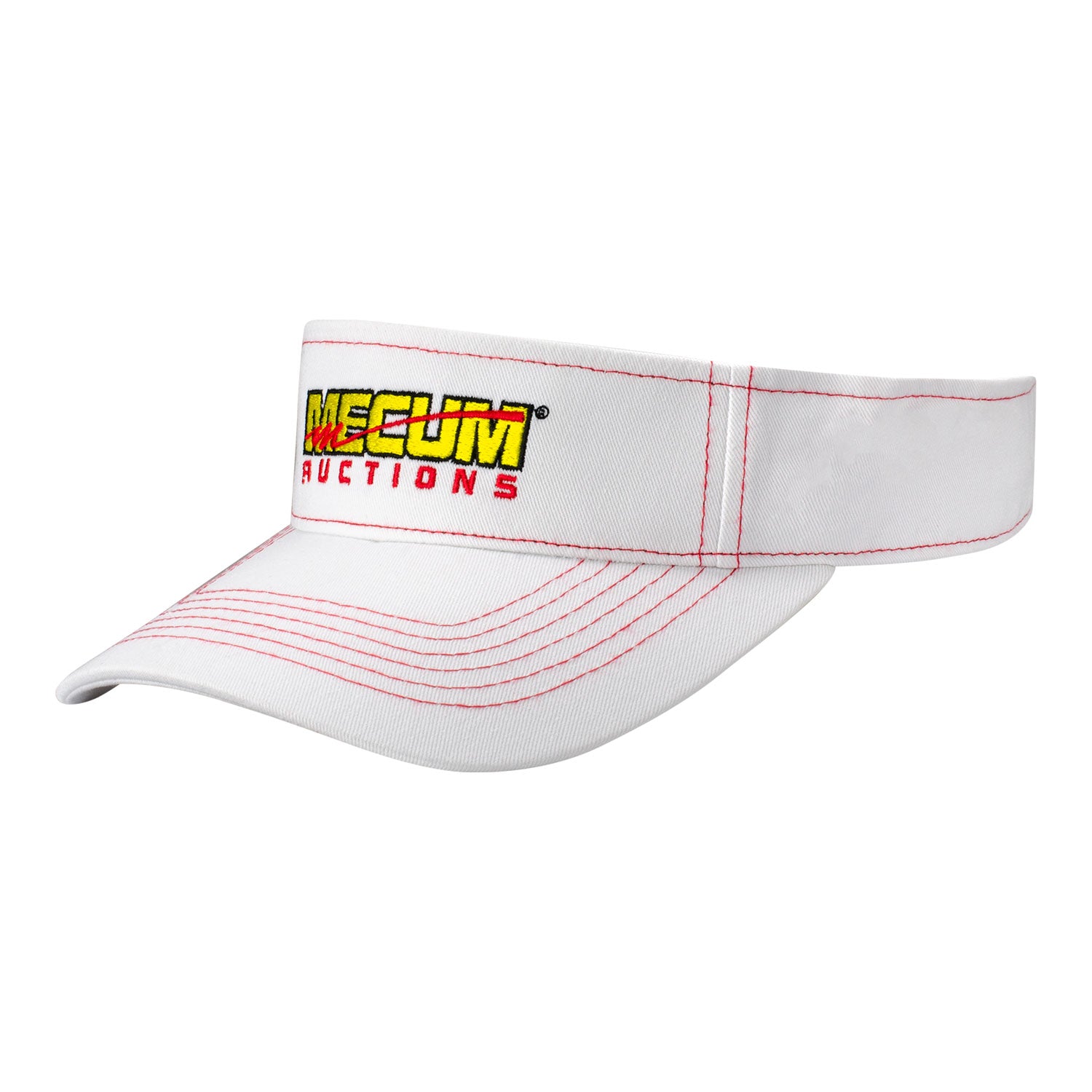 Mecum Auctions Ladies White Visor - Front View