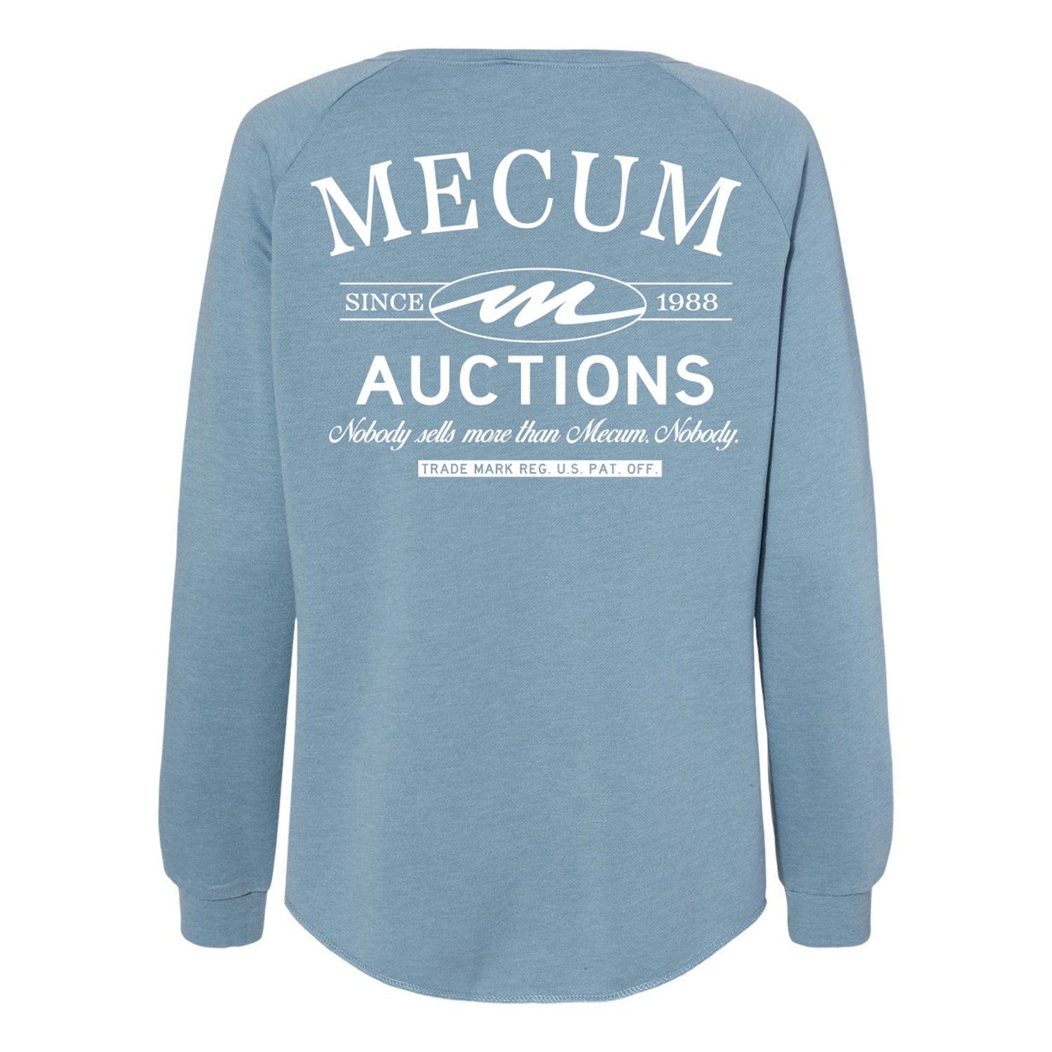 Mecum Auctions Ladies Vintage Crewneck Sweatshirt - Back View