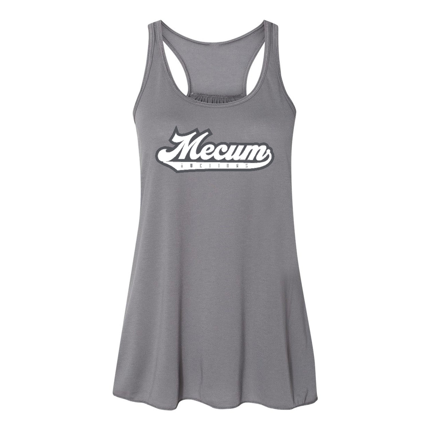 Mecum Auctions Ladies Storm Grey Logo Tank - Front View