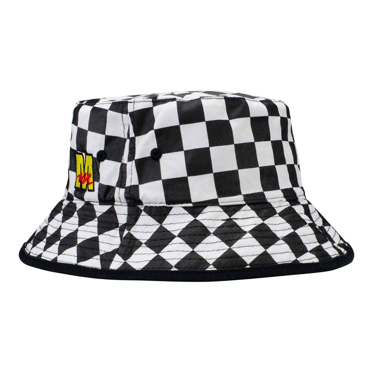 Mecum Auctions Black Reversible Bucket Hat - Front View