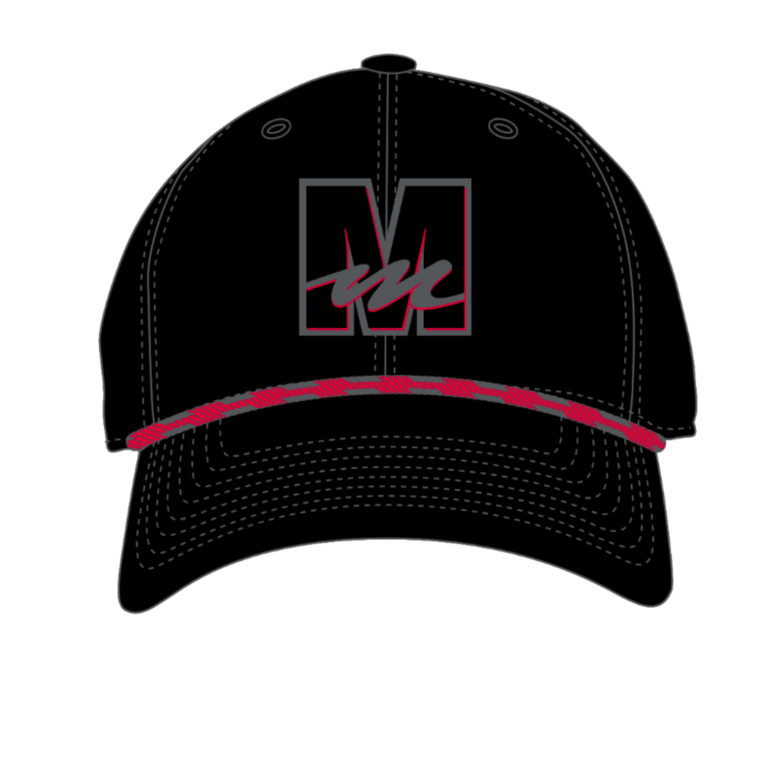 Mecum Auctions Premium Rope Snapback - Front View