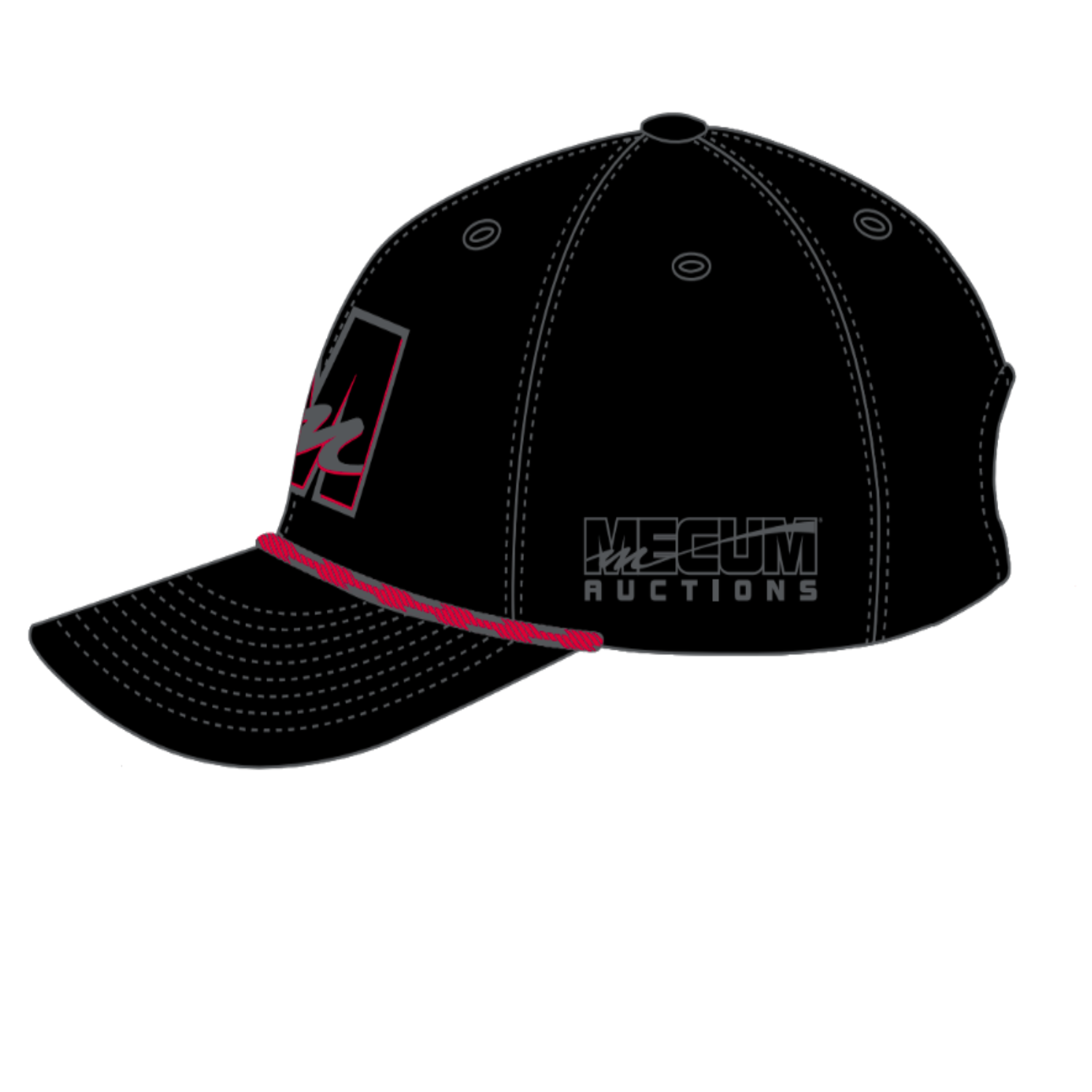 Mecum Auctions Premium Rope Snapback - Front View