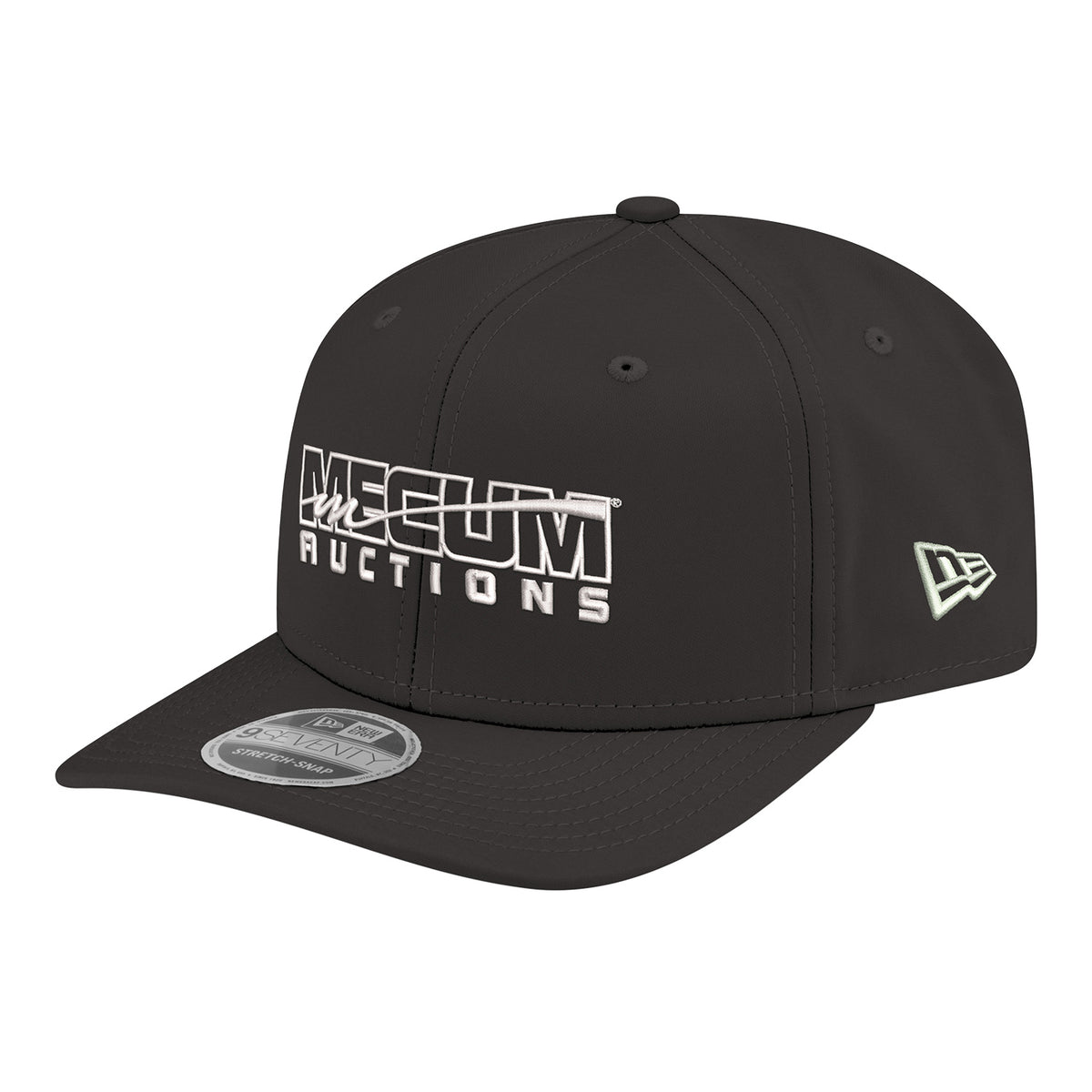 Mecum Auctions New Era 970SS Hat In Black - Angled Left Side View
