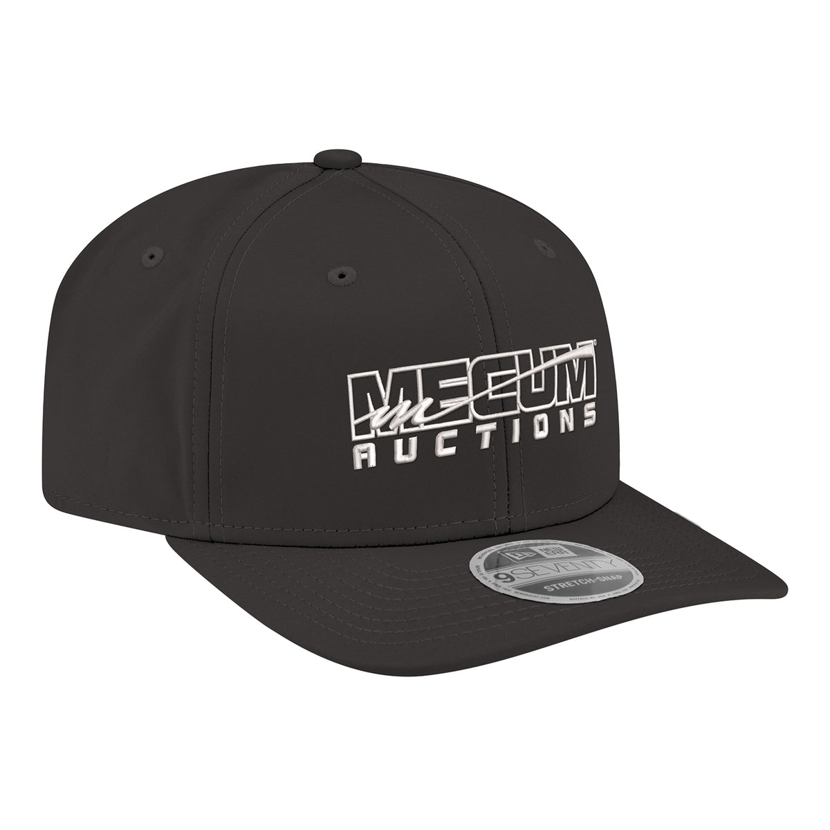Mecum Auctions New Era 970SS Hat In Black - Angled Right Side View