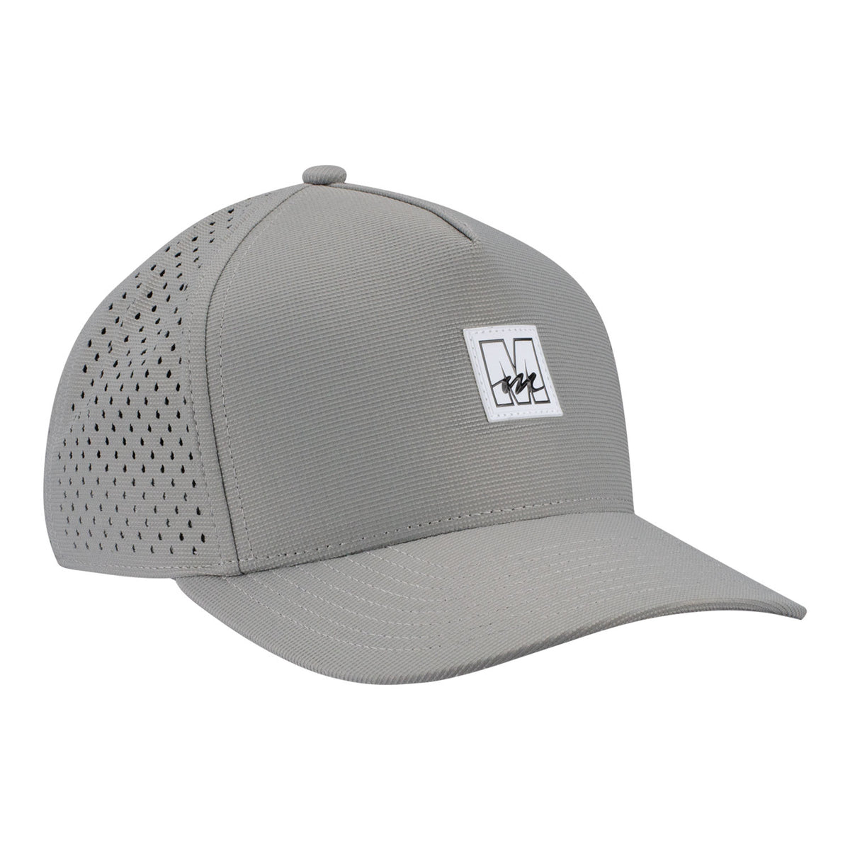 Mecum Auctions Performance Hat in Grey - Front Right View