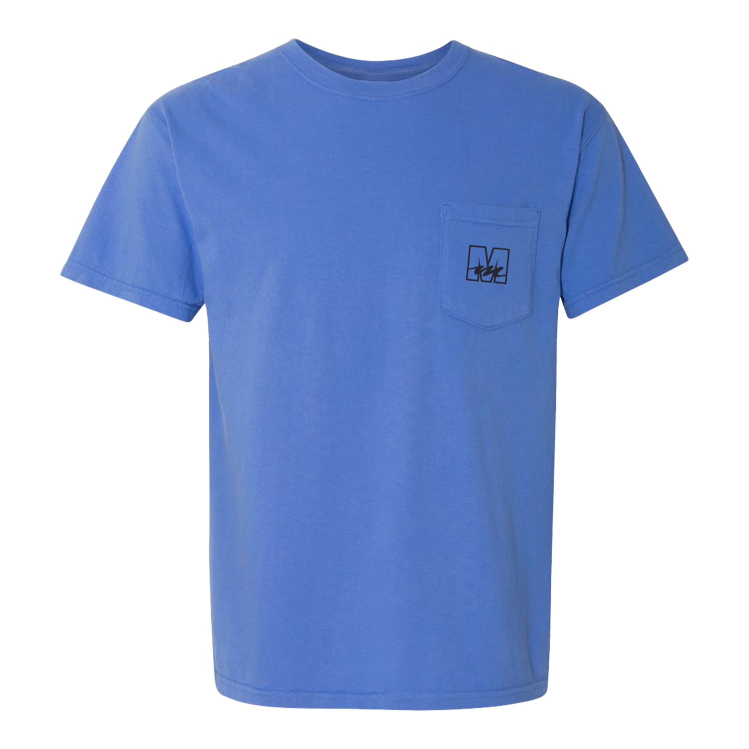 Mecum Auctions Mystic Blue Pocket T-Shirt - Back View