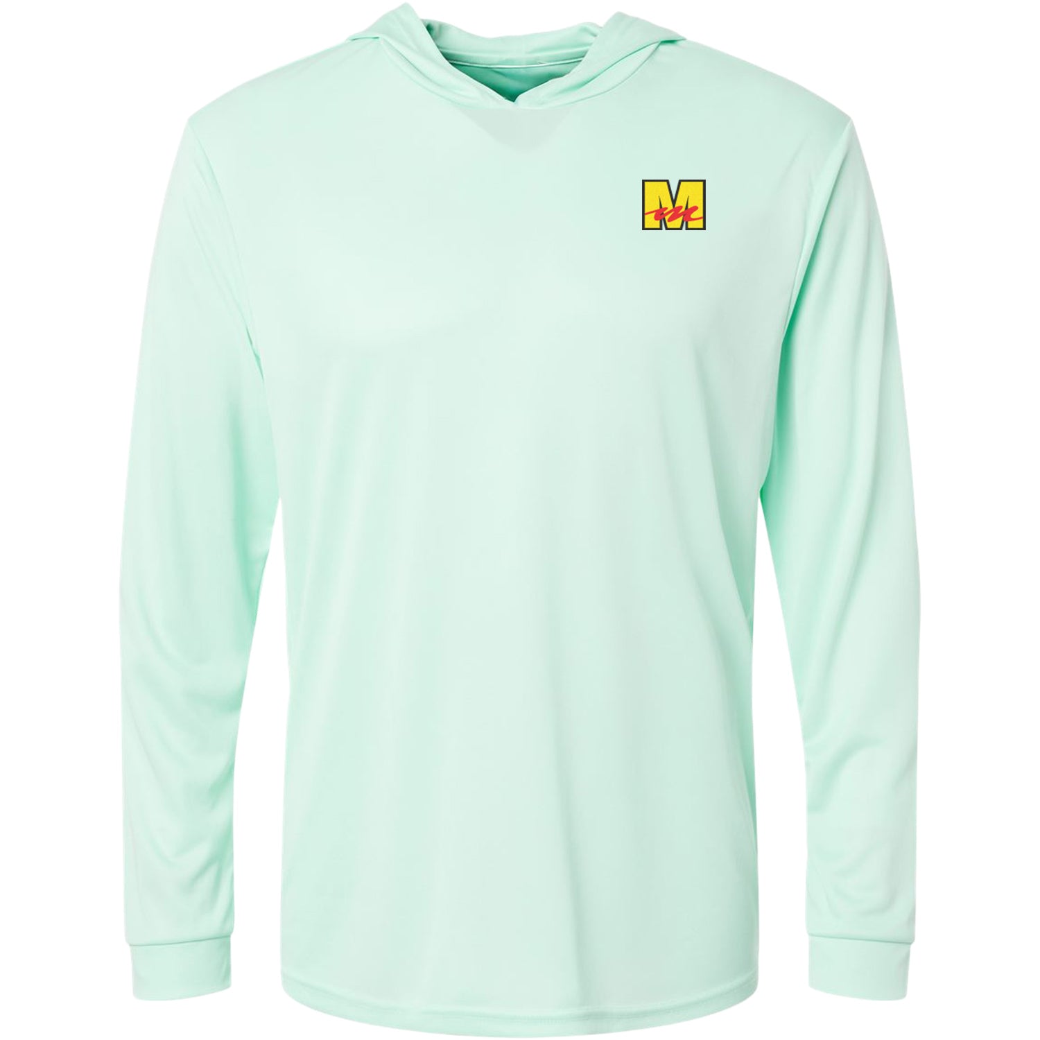 Mecum Auctions Long Sleeve Hoodie Performance T-Shirt - Back View