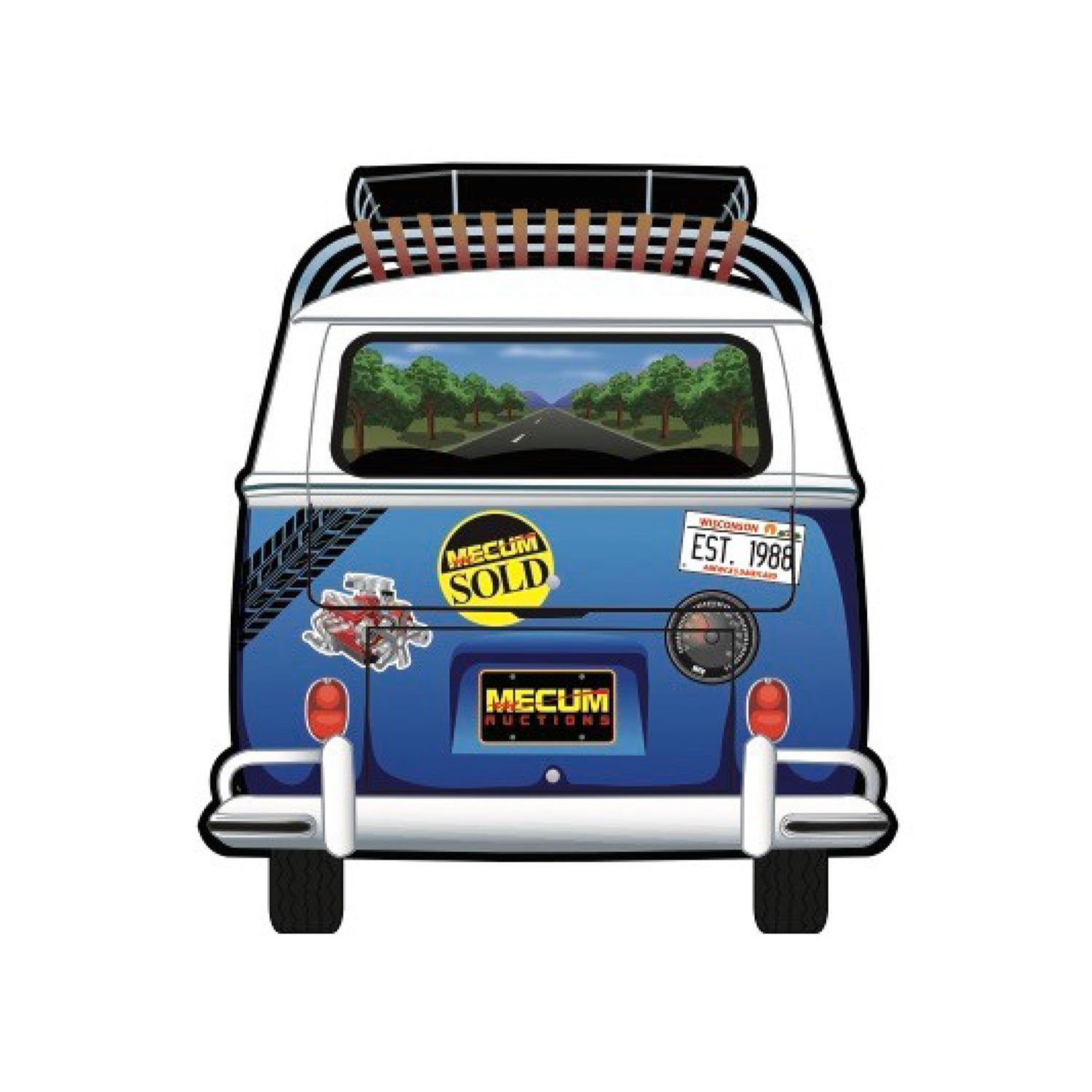Mecum Auctions Carback Magnet - Front View