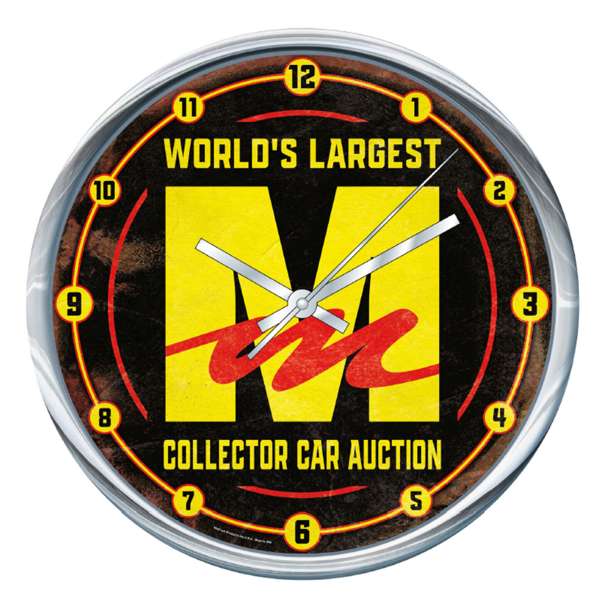 Mecum Auction Wall Clock