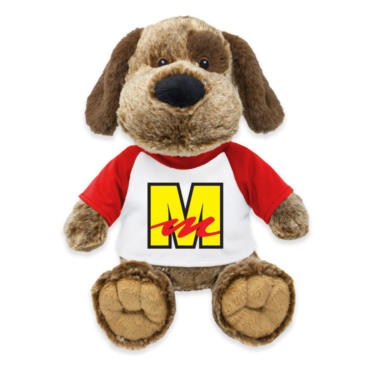 Mecum Auction Plush Puppy in Brown - Front View