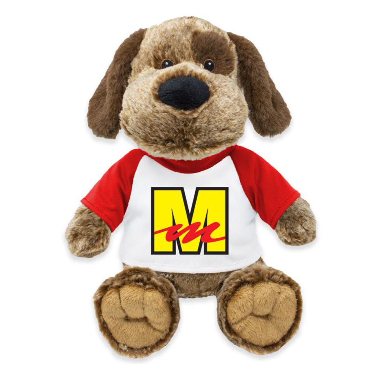 Mecum Auction Plush Puppy in Brown - Front View
