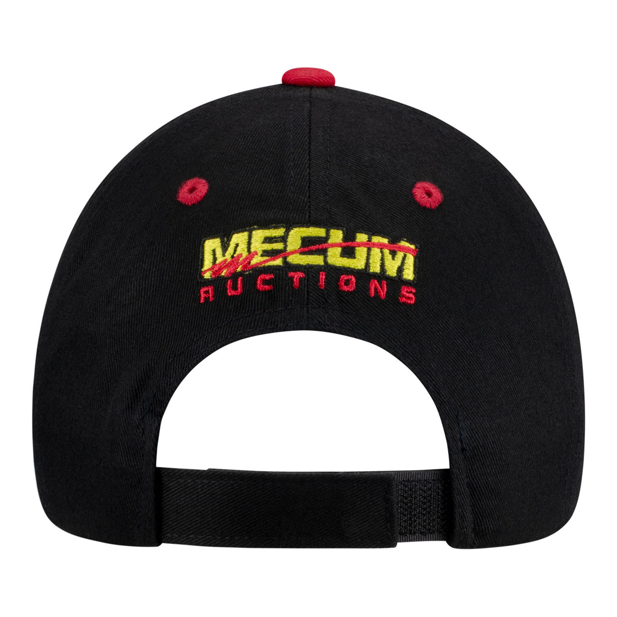 Mecum Auction Youth Black Structured Hat - Back View