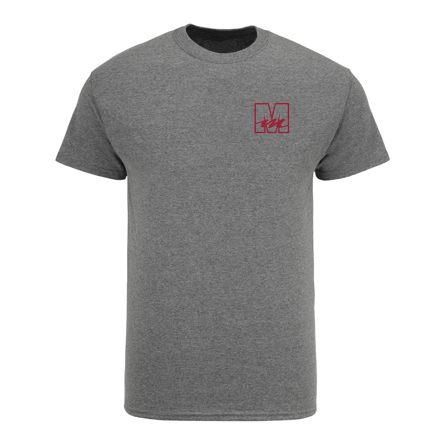 Mecum Auctions Glendale Heather Grey Muscle Car T-Shirt in Grey - Back View
